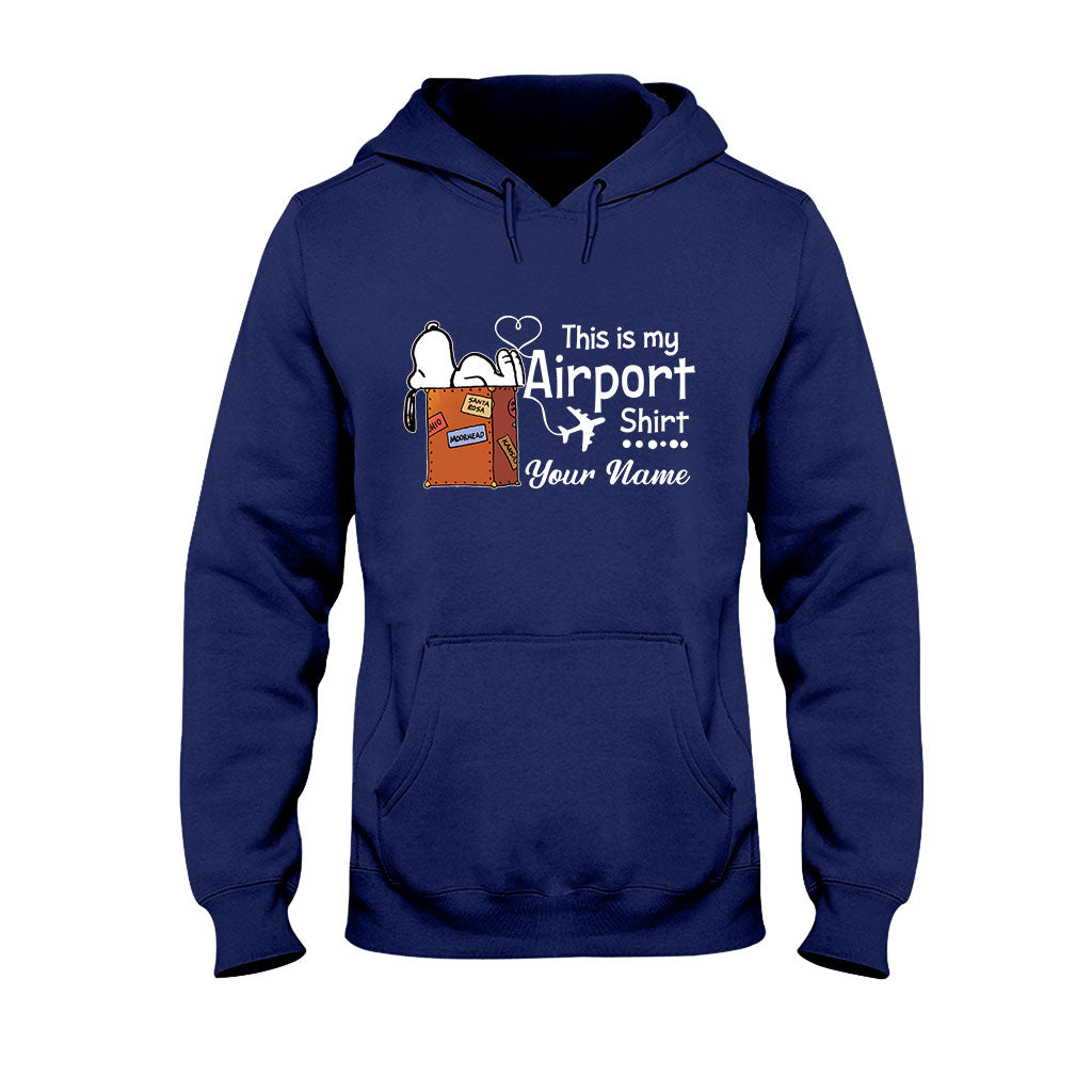 This Is My Airport Shirt - Personalized T-shirt and Hoodie