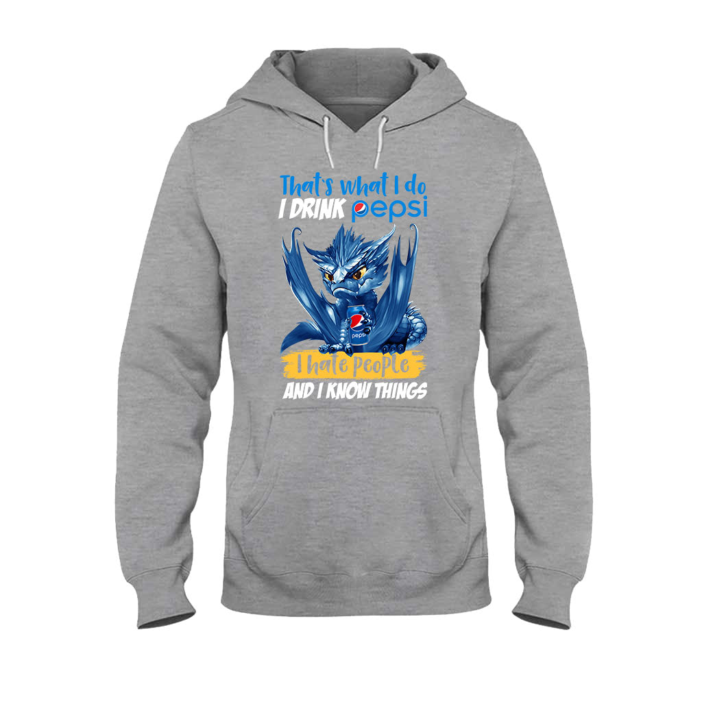 That's What I Do - Personalized Blue Soft Drink T-shirt and Hoodie