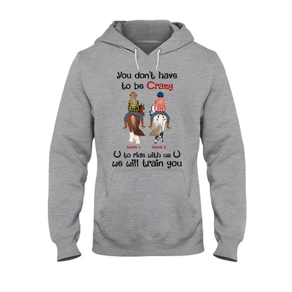 We're Like A Really Small Gang - Personalized Horse T-shirt and Hoodie