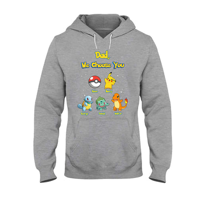 We Choose You - Personalized Monster Trainer T-shirt and Hoodie