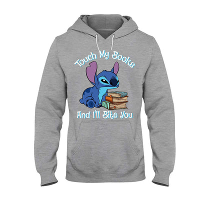 Touch My Books And I'll Bite You -Book T-shirt and Hoodie