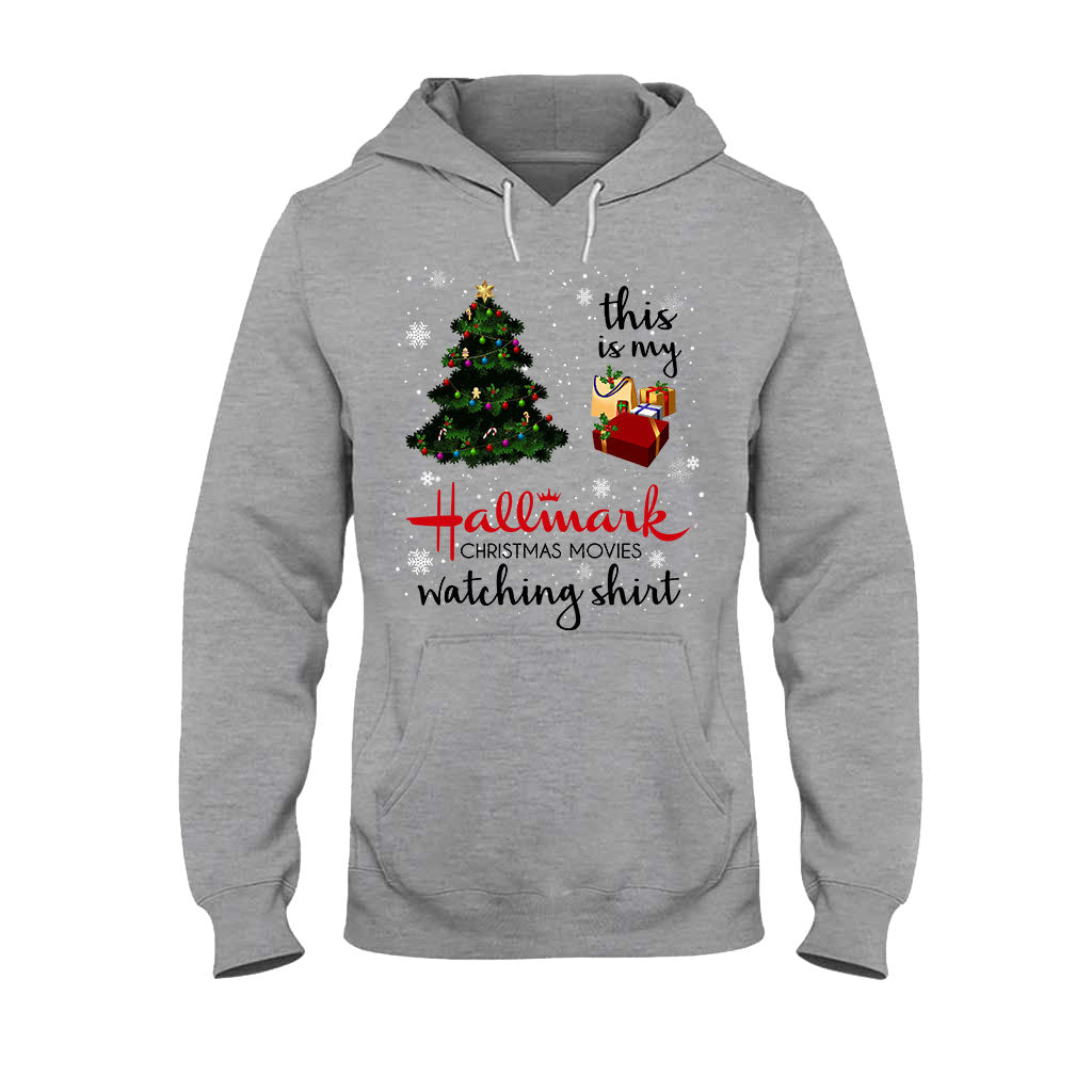 This Is My Hallmark Christmas Movies Watching  - Personalized Christmas T-shirt and Hoodie