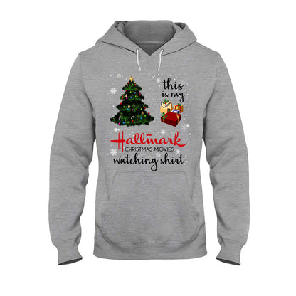 This Is My Hallmark Christmas Movies Watching  - Personalized Christmas T-shirt and Hoodie