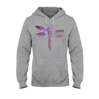 You May Not Remember Purple Dragonfly - Alzheimer Awareness T-shirt and Hoodie 102021