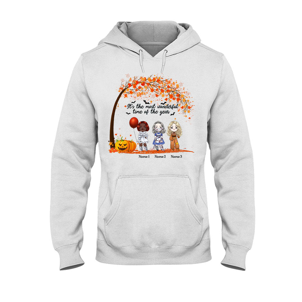 Wonderfultime - Personalized Halloween Bestie T-shirt and Hoodie