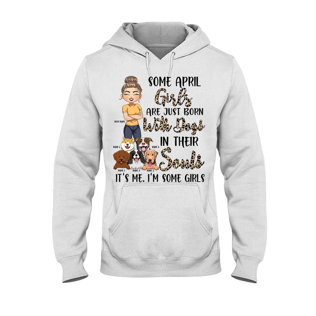 Born With Dogs In My Soul - Personalized Dog T-shirt and Hoodie