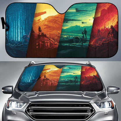 Awaken The Force Car Sunshade 0523