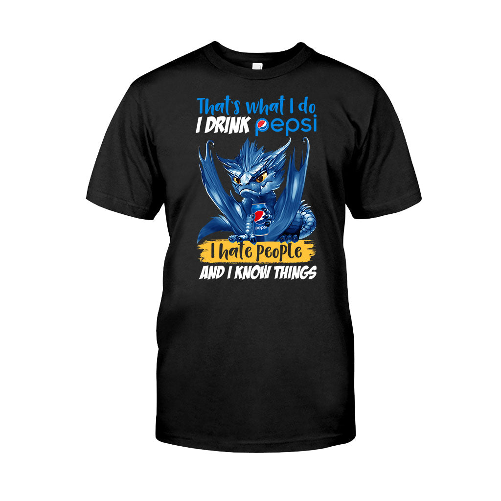 That's What I Do - Personalized Blue Soft Drink T-shirt and Hoodie