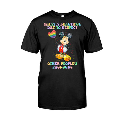 What A Beautiful Day - LGBT Support T-shirt and Hoodie