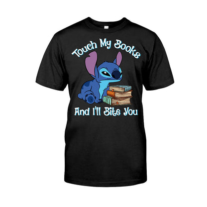 Touch My Books And I'll Bite You -Book T-shirt and Hoodie