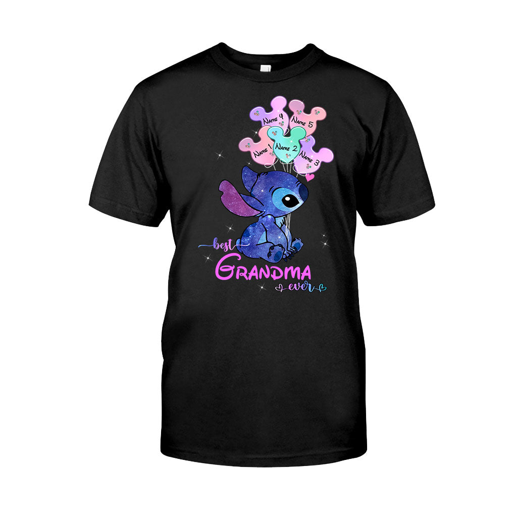 Best Grandma Ever - Personalized Mother's Day Ohana T-shirt and Hoodie