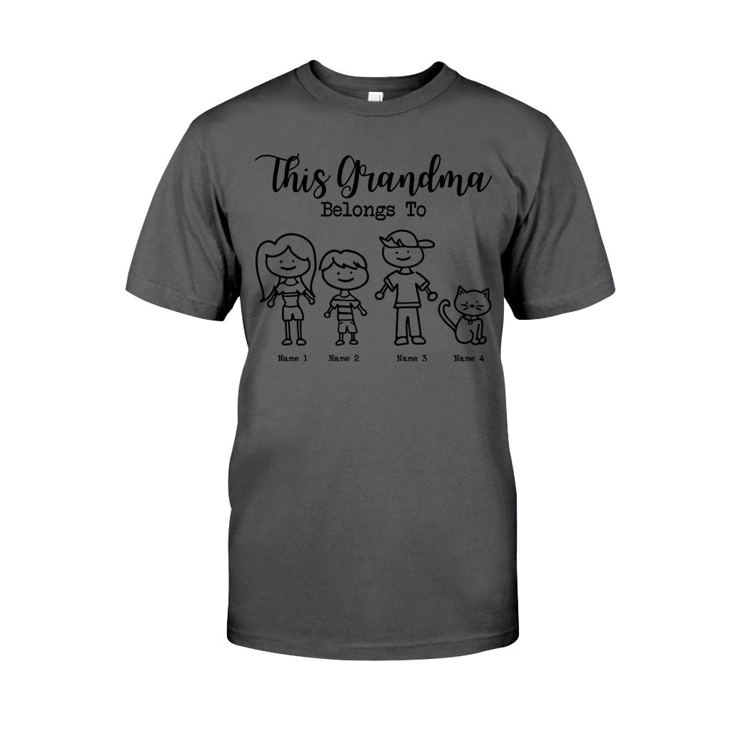 This Grandma Belongs To - Personalized Grandma T-shirt and Hoodie