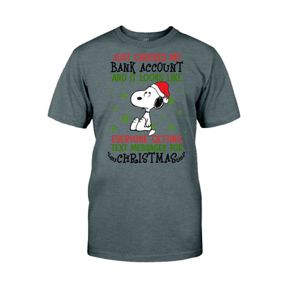 My Bank Account - Christmas T-shirt and Hoodie