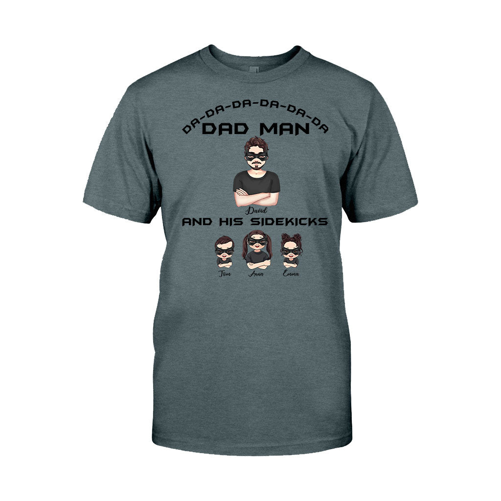 Dad Man Superhero Dad - Personalized Father T-shirt and Hoodie