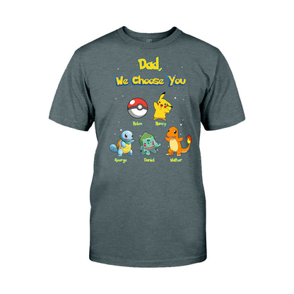 We Choose You - Personalized Monster Trainer T-shirt and Hoodie