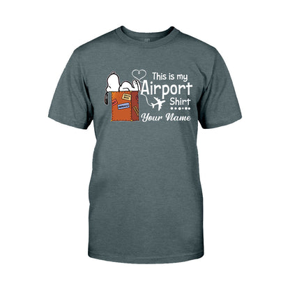 This Is My Airport Shirt - Personalized T-shirt and Hoodie