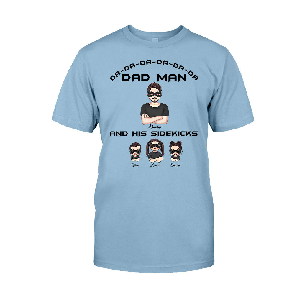 Dad Man Superhero Dad - Personalized Father T-shirt and Hoodie