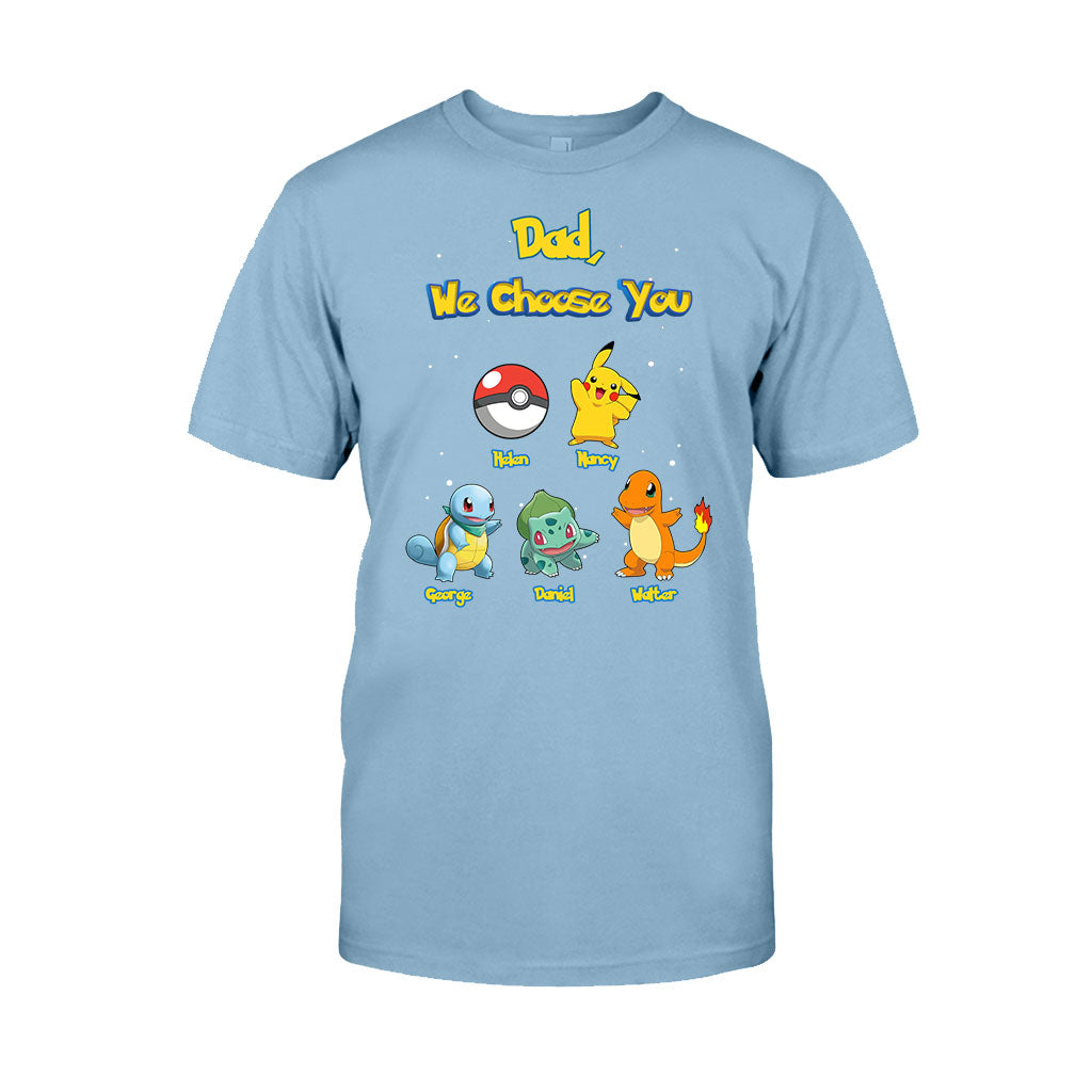 We Choose You - Personalized Monster Trainer T-shirt and Hoodie