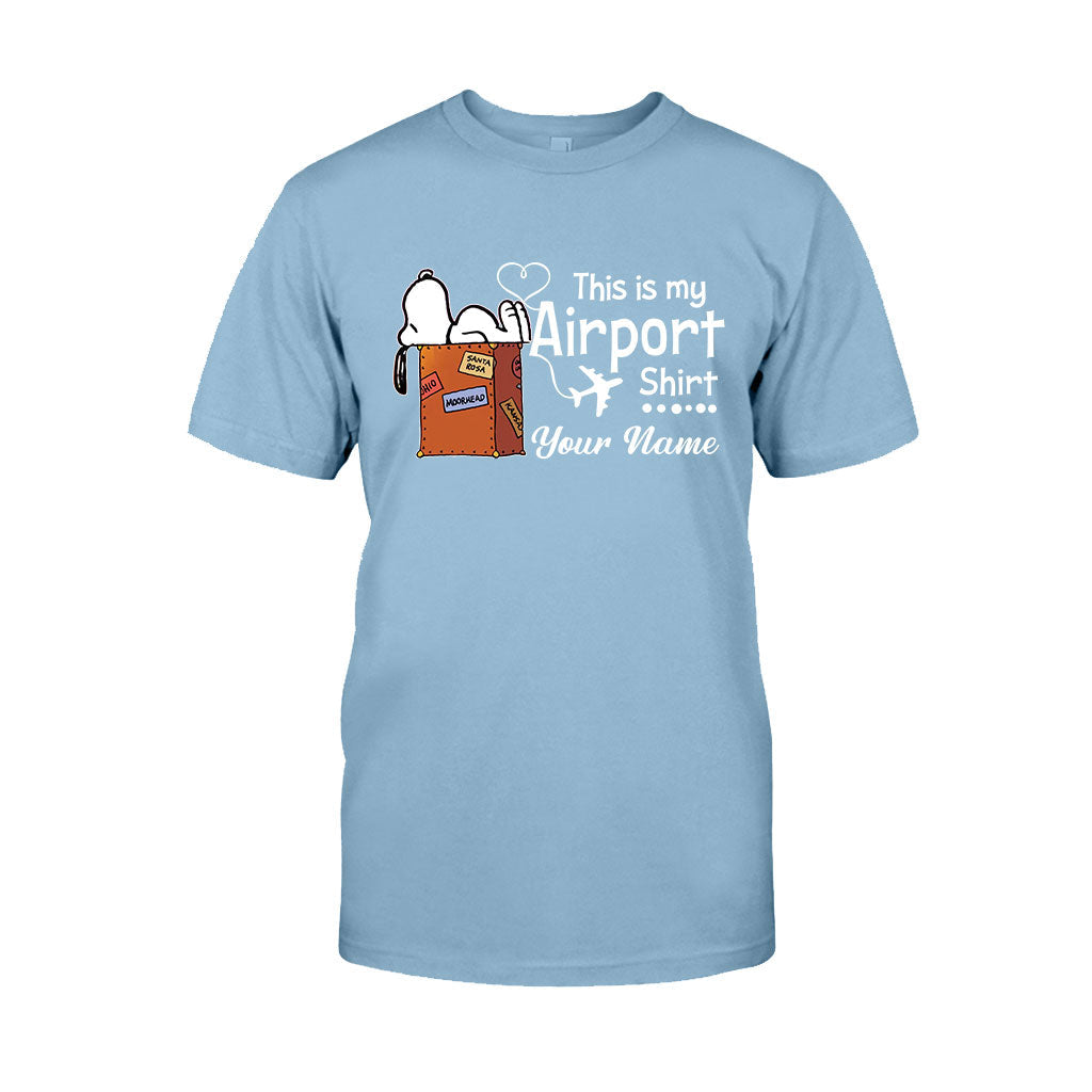 This Is My Airport Shirt - Personalized T-shirt and Hoodie