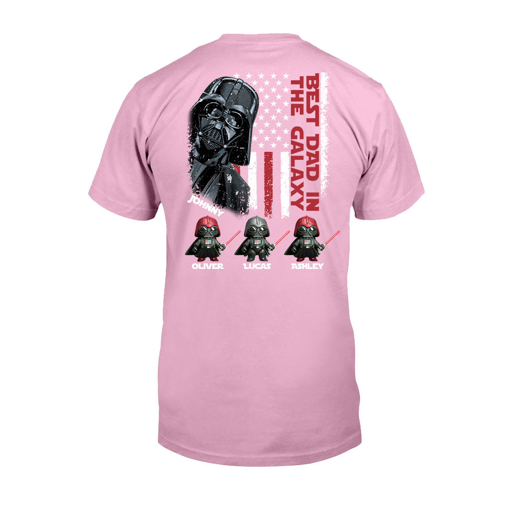 Best Dad In The Galaxy Just Ask - Personalized The Force T-shirt and Hoodie