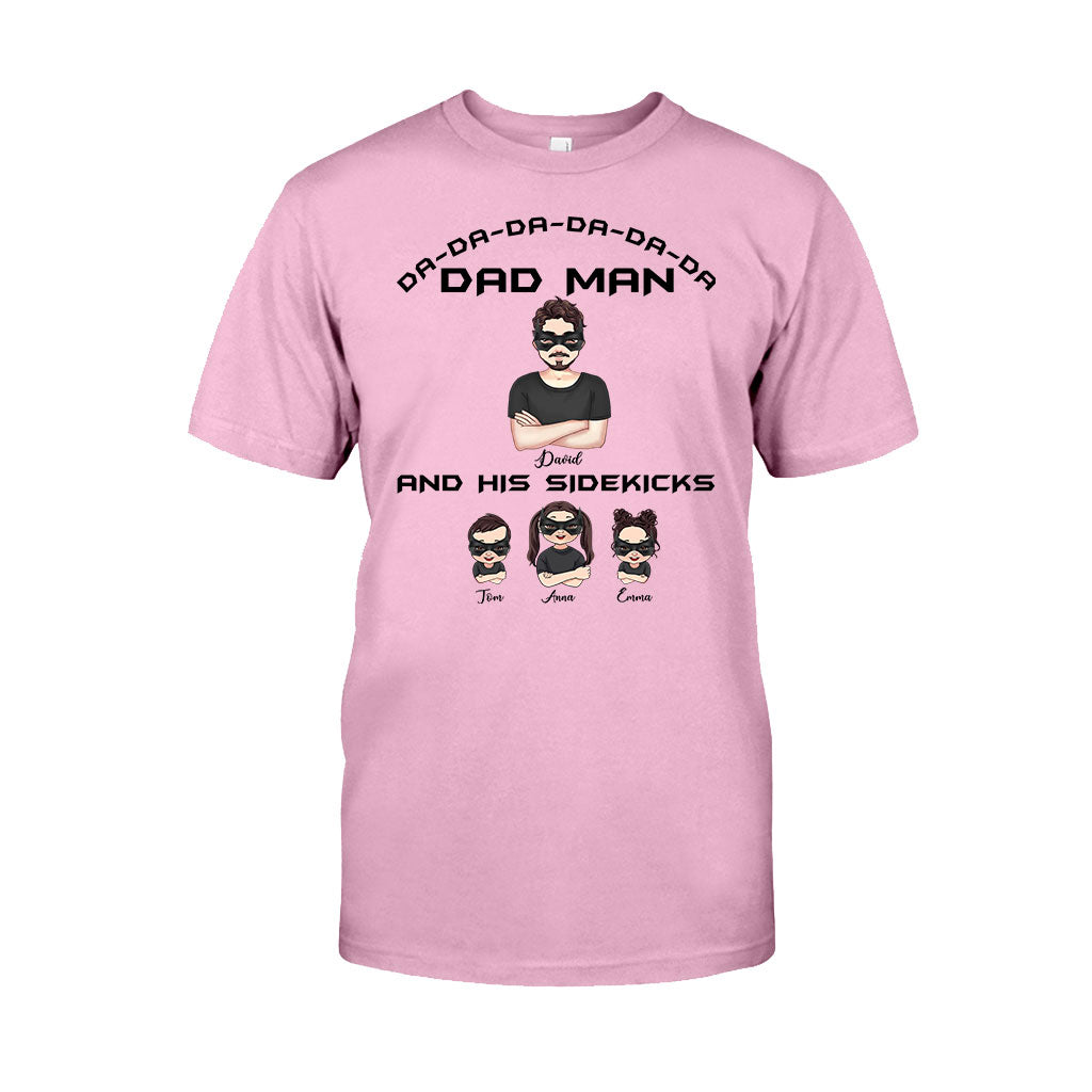 Dad Man Superhero Dad - Personalized Father T-shirt and Hoodie