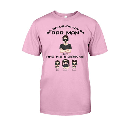 Dad Man Superhero Dad - Personalized Father T-shirt and Hoodie