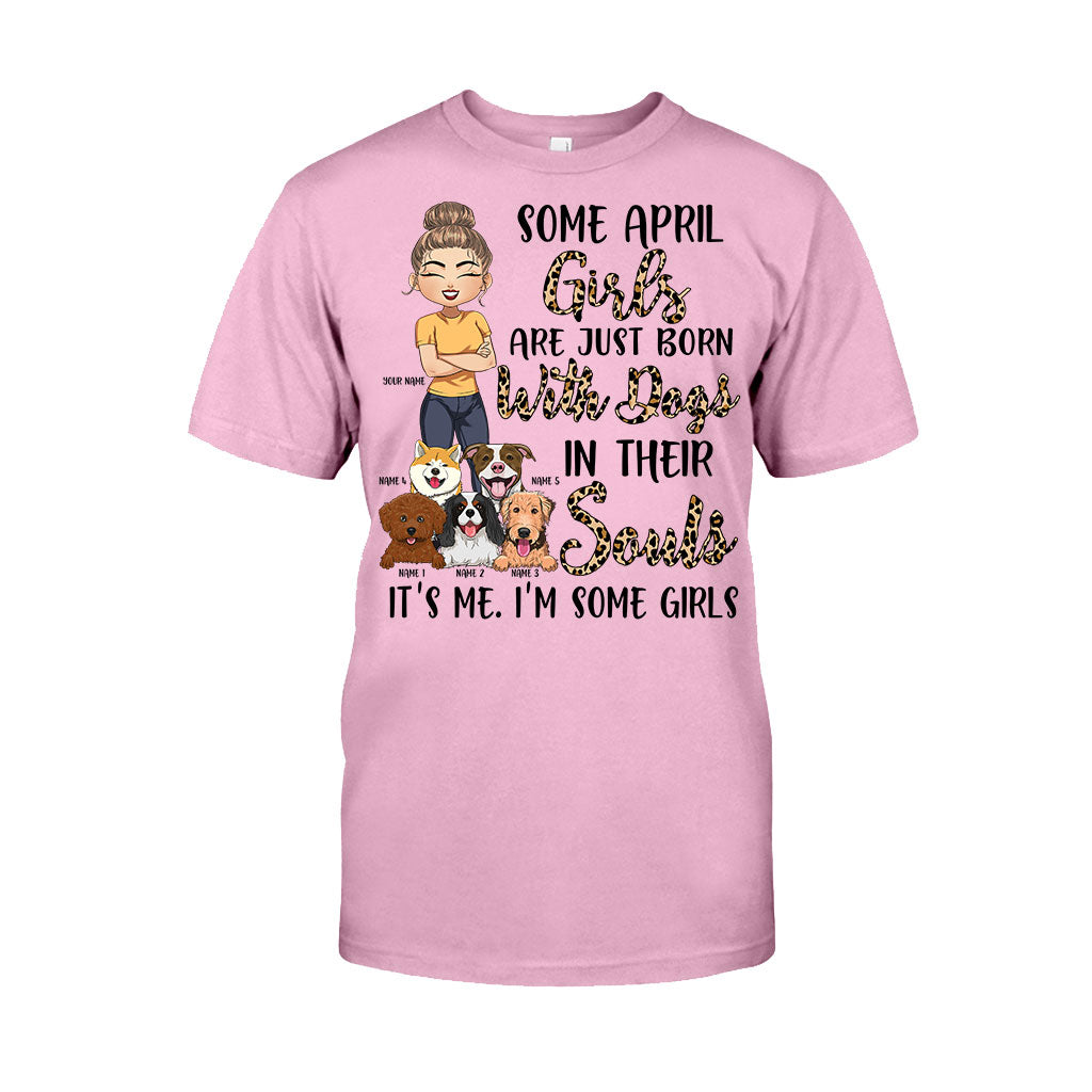 Born With Dogs In My Soul - Personalized Dog T-shirt and Hoodie