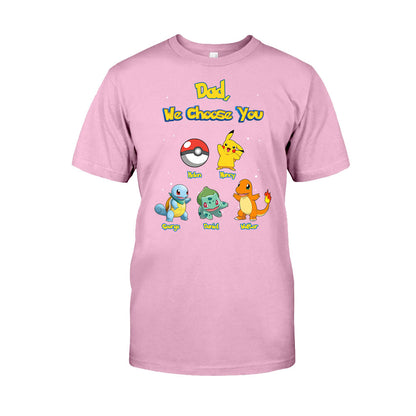 We Choose You - Personalized Monster Trainer T-shirt and Hoodie