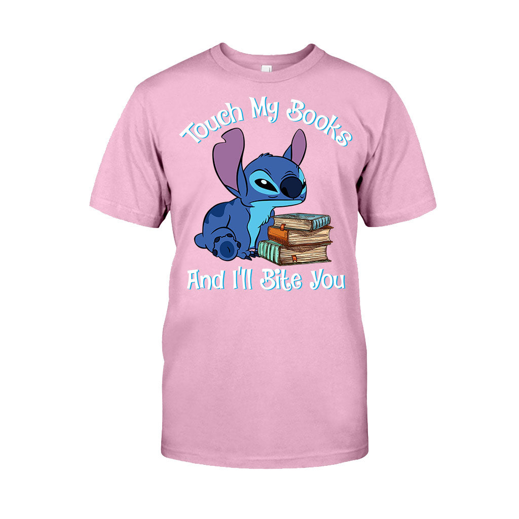 Touch My Books And I'll Bite You -Book T-shirt and Hoodie