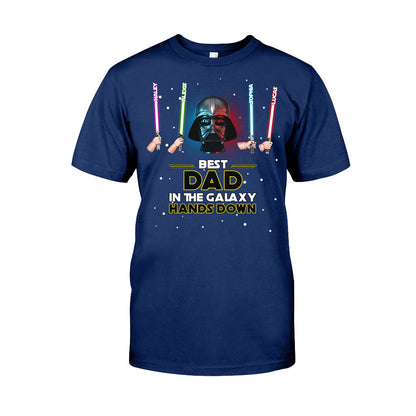 Best Dad In The Galaxy - Personalized The Force T-shirt and Hoodie