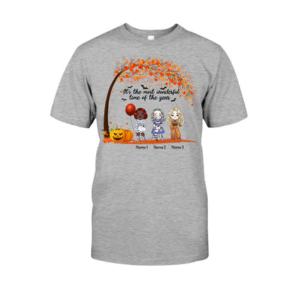 Wonderfultime - Personalized Halloween Bestie T-shirt and Hoodie