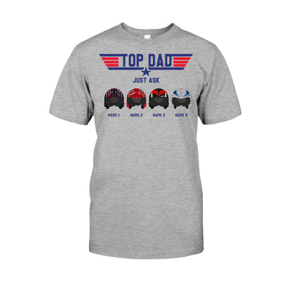 Top Dad - Personalized Top Gun T-shirt and Hoodie