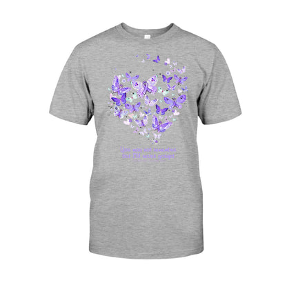 You May Not Remember Purple Butterflies - Alzheimer Awareness T-shirt and Hoodie 1121