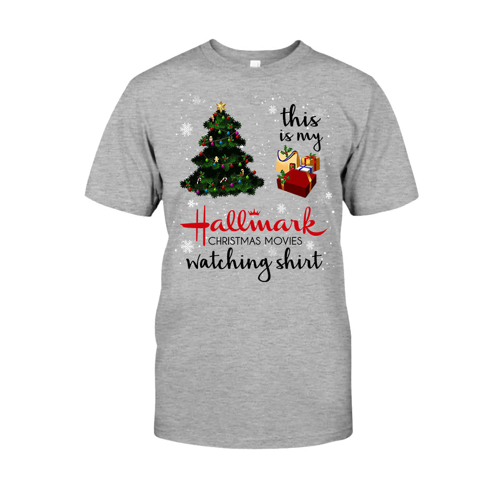 This Is My Hallmark Christmas Movies Watching  - Personalized Christmas T-shirt and Hoodie