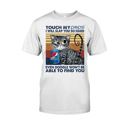 Touch My Drink - Personalized Blue Soft Drink T-shirt and Hoodie