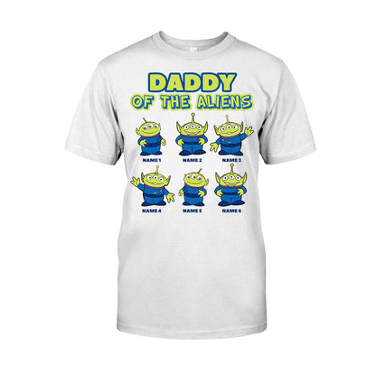 Daddy Of The Aliens - Personalized Father's Day T-shirt and Hoodie