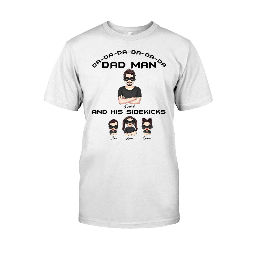 Dad Man Superhero Dad - Personalized Father T-shirt and Hoodie