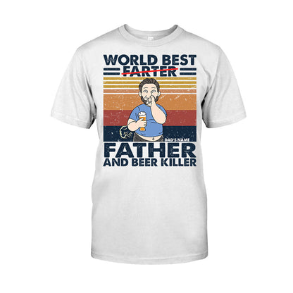 World Best Father - Father's Day Personalized T-shirt and Hoodie