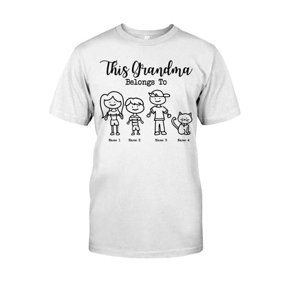 This Grandma Belongs To - Personalized Grandma T-shirt and Hoodie