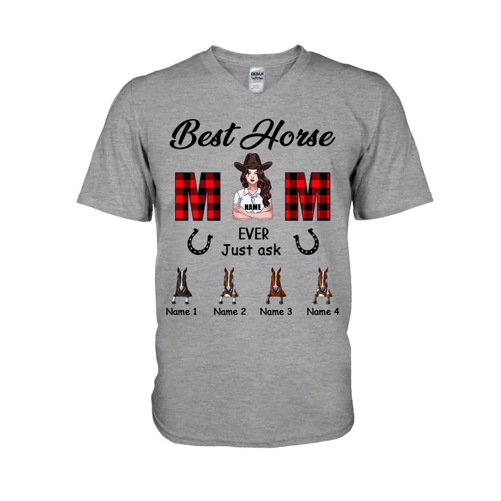 Best Horse Mom Ever - Personalized T-shirt and Hoodie