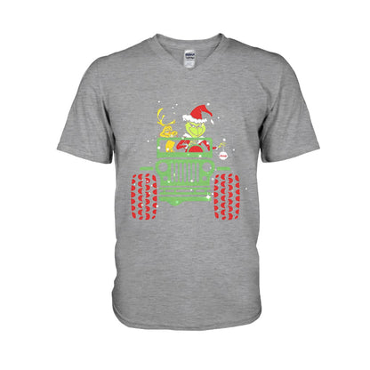 Christmas Jingle Car - T-shirt and Hoodie 1121