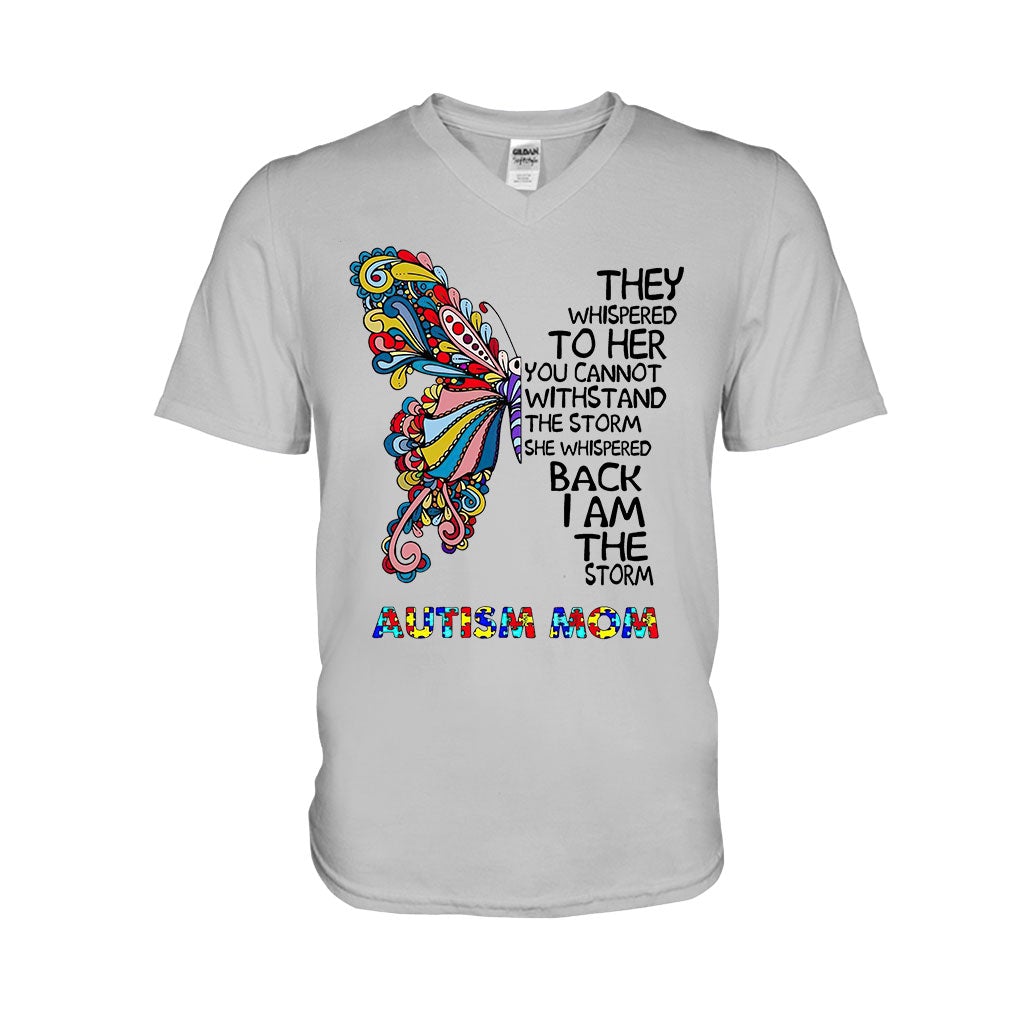 They Whispered To Her  - Autism Awareness T-shirt And Hoodie 062021