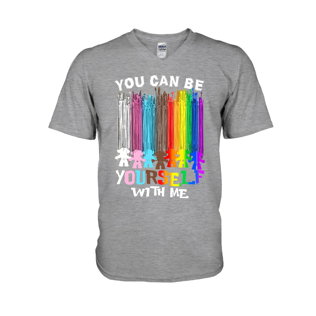 You Can Be Yourself With Me - LGBT Support T-shirt and Hoodie