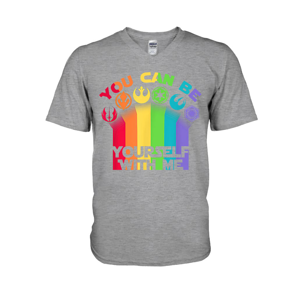 You Can Be Yourself With Me - LGBT Support T-shirt and Hoodie