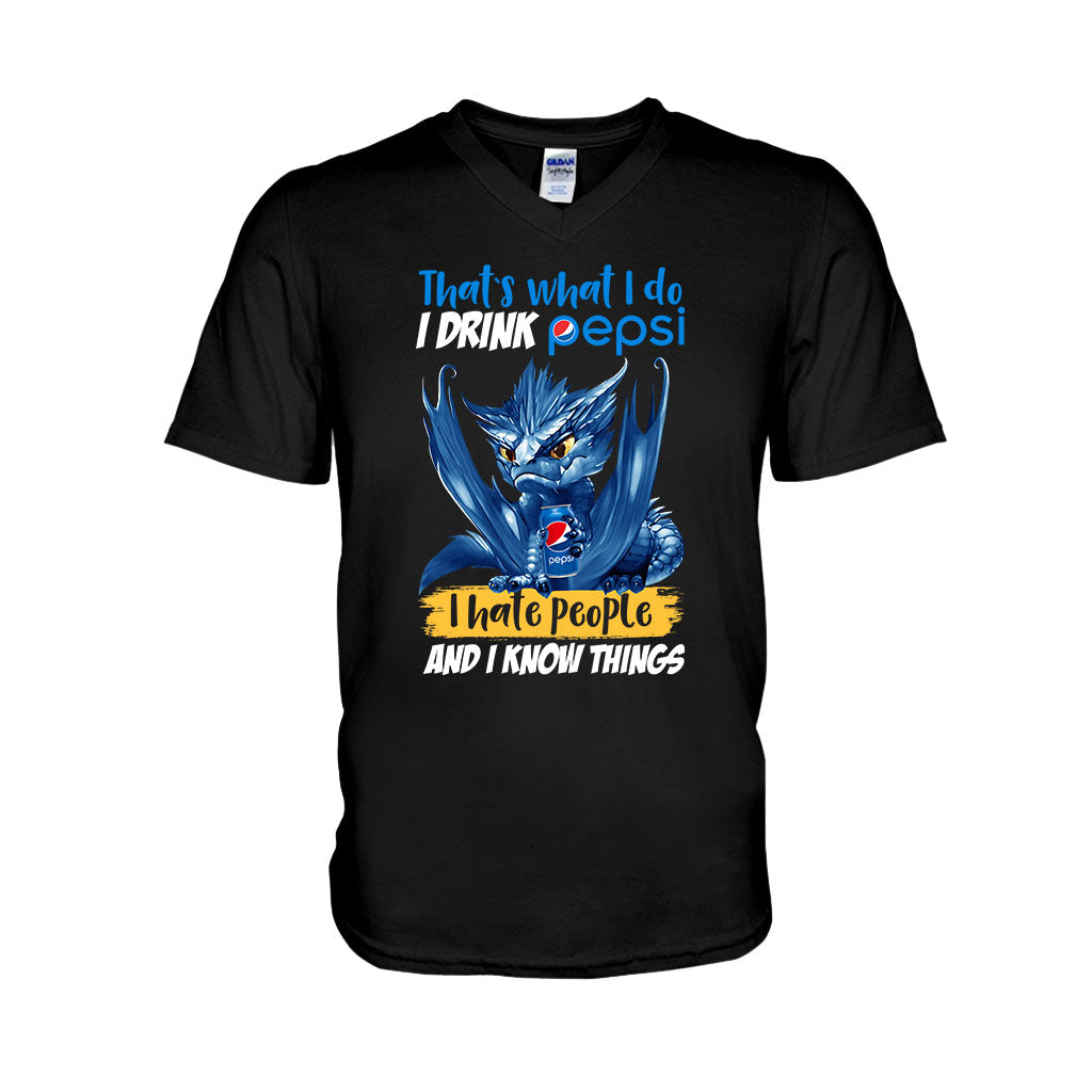 That's What I Do - Personalized Blue Soft Drink T-shirt and Hoodie