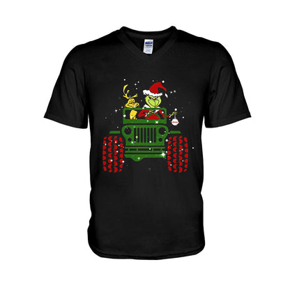 Christmas Jingle Car - T-shirt and Hoodie 1121