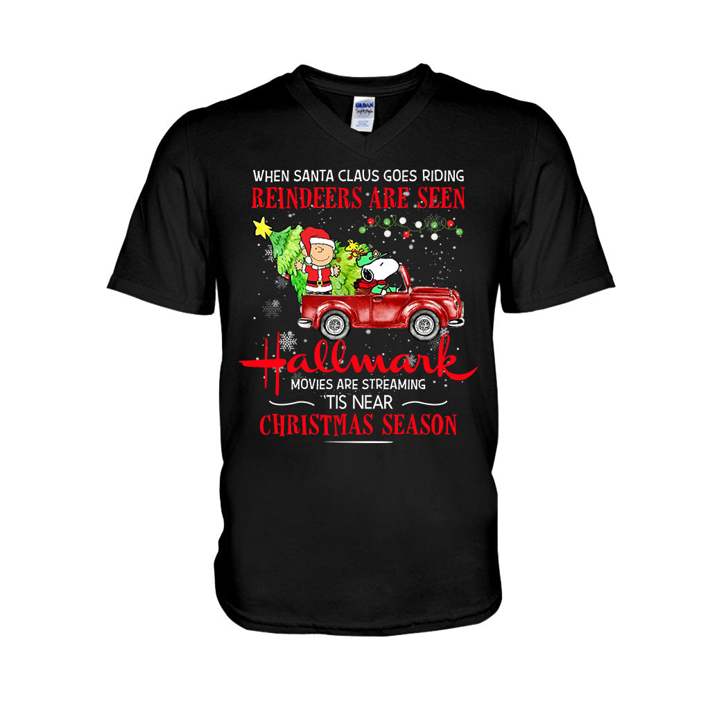 When Santa Claus Goes Riding - T-shirt and Hoodie