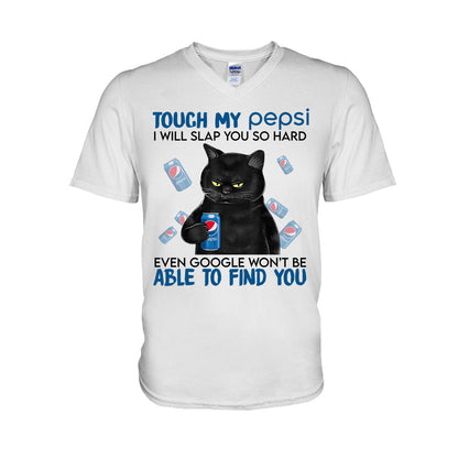 Touch My Drink - Personalized Blue Soft Drink T-shirt and Hoodie