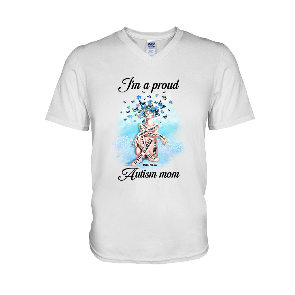 Autism Mom - Personalized Autism Awareness T-shirt and Hoodie