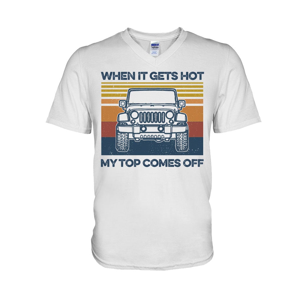 When It Gets Hot Car - T-shirt and Hoodie 112021